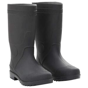 vidaXL Kalosze, czarne, rozmiar 38, PVC