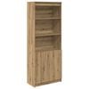 vidaXL Komoda Artisan Dąb 70x35x180 cm Drewno klejone