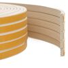vidaXL Samoprzylepna uszczelka okienna Biały 8 x 3 mm 12 m Guma EPDM