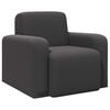 vidaXL Fotel ciemnoszary Boucl&eacute;