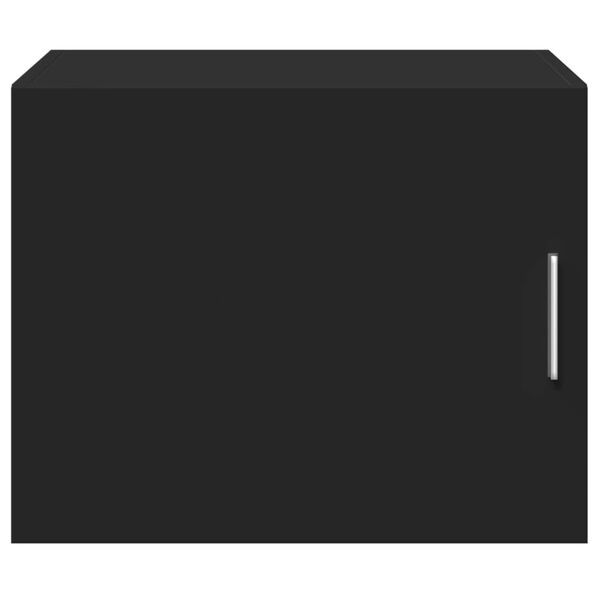 vidaXL Szafka wisząca, czarna, 50x42,5x40 cm, materiał drewnopochodny