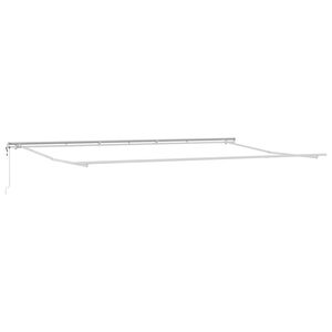 vidaXL Rama markizy Biały 600 &times; 350 cm Aluminium