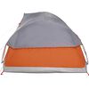 vidaXL Namiot rodzinny, 11-os., szaro-pomarańczowy, wodoszczelny