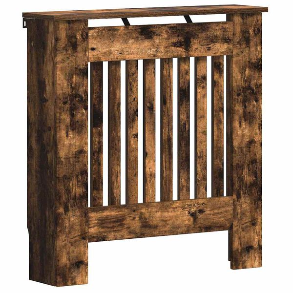 vidaXL Pokrywa Grzejnika Dąb wędzony 78 x 19 x 81,5 cm