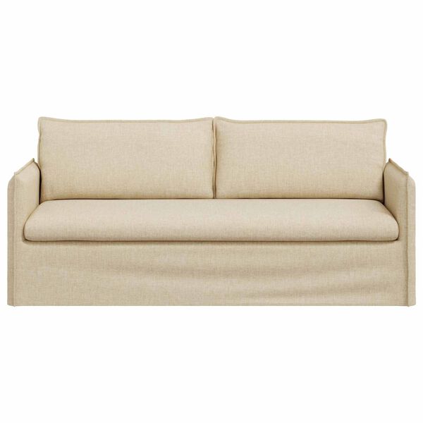 vidaXL Sofa Kremowy