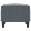 vidaXL Podnóżek, ciemnoszary, 60x50x41 cm, aksamit