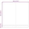 vidaXL Markiza zwijana Ż&oacute;łty i pomarańczowy 300 x 250 cm