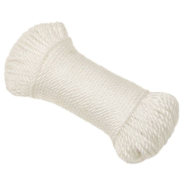 vidaXL Linka robocza, biała, 3 mm, 50 m, polipropylen