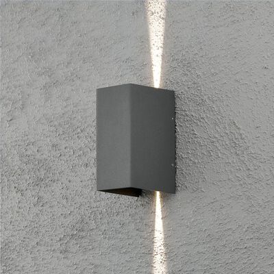 KONSTSMIDE Lampa ścienna LED Cremona, 2 x 3 W, 11x8x17 cm