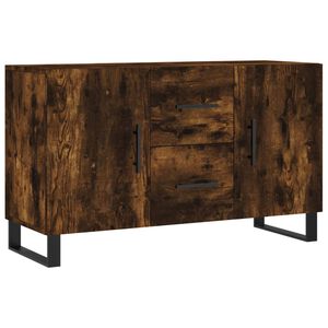 vidaXL Komoda, przydymiony dąb, 100x36x60 cm, materiał drewnopochodny