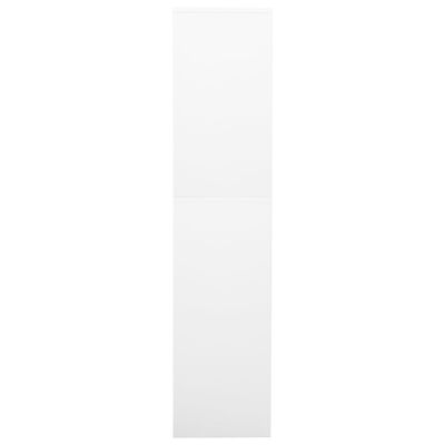 vidaXL Szafa biurowa, biała, 90x40x180 cm, stalowa
