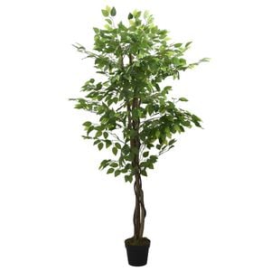 vidaXL Sztuczny fikus, 378 liści, 80 cm, zielony