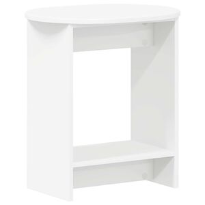 vidaXL Stolik boczny Biały 50 x 39,5 x 55 cm Drewno inżynieryjne