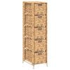 vidaXL Szafka z hiacyntu wodnego z 5 koszykami, 25,5 x 37 x 100 cm