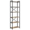 vidaXL P&oacute;łka na książki 60 x 30 x 189,5 cm Materiał drewnopochodny