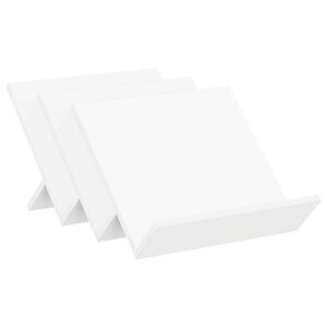 vidaXL Regał na gazety Biały 53 x 40 x 28,5 cm Drewno inżynieryjne