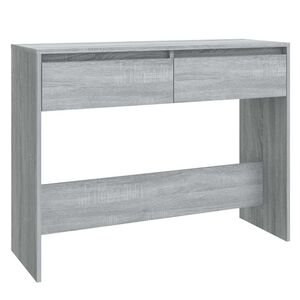 vidaXL Stolik konsolowy, szary dąb sonoma, 100x35x76,5 cm