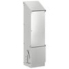 vidaXL Karmnik dla kur Srebrny 13 x 12 x 51 cm Stal Galwanizowana