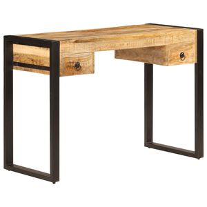 vidaXL Biurko z 2 szufladami, 110x50x77 cm, lite drewno mango