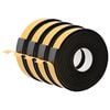 vidaXL Taśma samoprzylepna z pianki 4 pcs Czarny 30mm x 5m Pianka CR