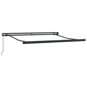 vidaXL Rama manualnej markizy 3 x 2,5 m antracytowy