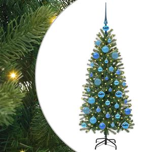vidaXL Sztuczna choinka Zielony 120 cm PE i PVC