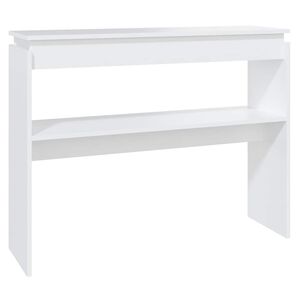 vidaXL Stolik konsolowy, biały, 102x30x80 cm, materiał drewnopochodny