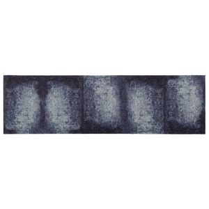 vidaXL Dywan kuchenny Niebieska osłona 150 x 45 cm 100% poliamid