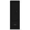 vidaXL Szafka, czarna, 36x35,5x103,5 cm, materiał drewnopochodny