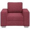 vidaXL Sofa Czerwone wino 100 x 80 x 82 cm tkanina
