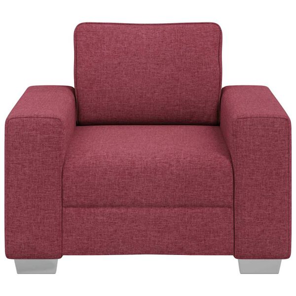 vidaXL Sofa Czerwone wino 100 x 80 x 82 cm tkanina
