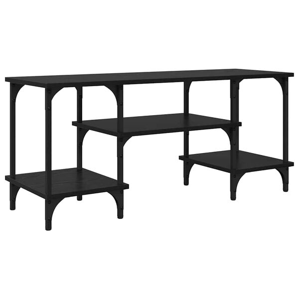 vidaXL Szafka pod telewizor Czarny Dąb 102 x 35 x 45,5 cm