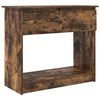 vidaXL Konsola z szufladami Dąb wędzony 85,5x38,5x74,5 cm
