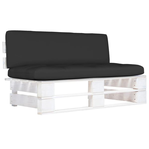 vidaXL Ogrodowa sofa środkowa z palet, impregnowane drewno sosnowe