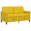 vidaXL Sofa z miejscem do przechowywania ż&oacute;łty 152 x 78 x 87 cm