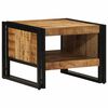 vidaXL Stolik kawowy 50x50x38 cm lite drewno surowe mango