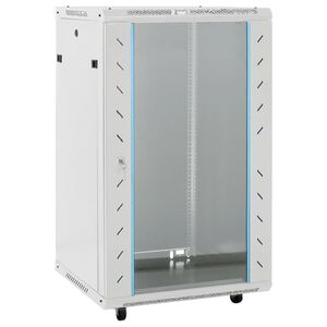 vidaXL Szafka serwerowa, 18U, 19", IP20, szara, 60x60x100 cm