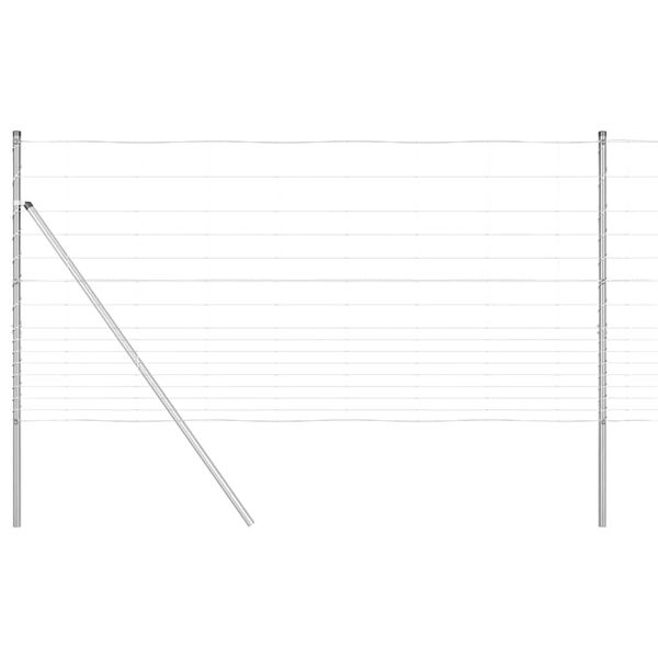 vidaXL Słupek ogrodzeniowy. Galwanizowany 25 x 1,2 m Stal