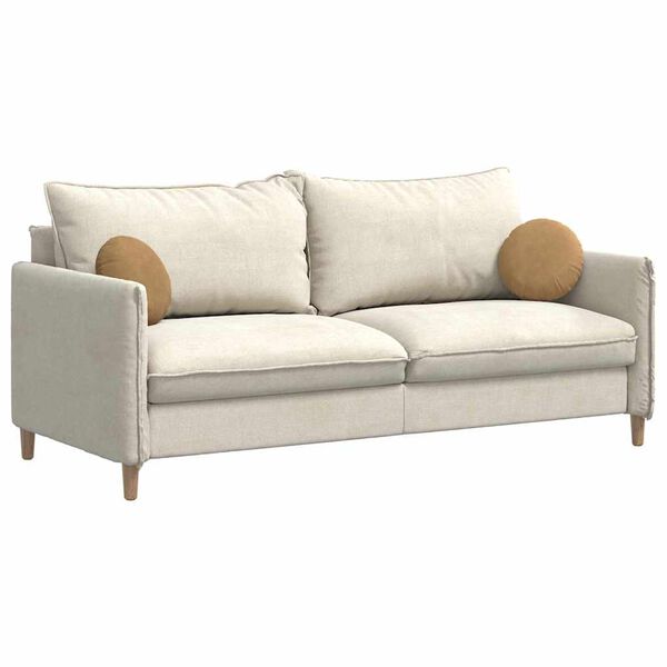 vidaXL Poduszki na siedziska 2 pcs Brązowy &Oslash; 40 x 13 cm Aksamit