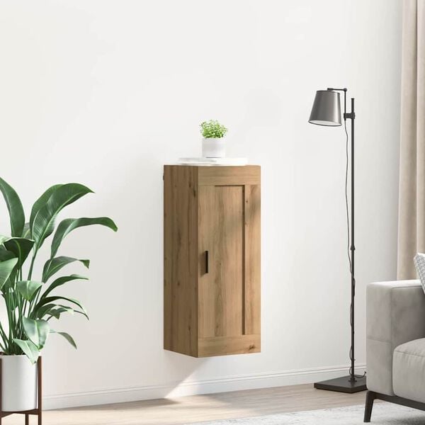 vidaXL Szafka wisząca Dąb rzemieślniczy 34,5 x 34 x 90 cm