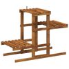 vidaXL Stojak na rośliny naturalny 82 x 36 x 60 cm Lite Drewno Akacji
