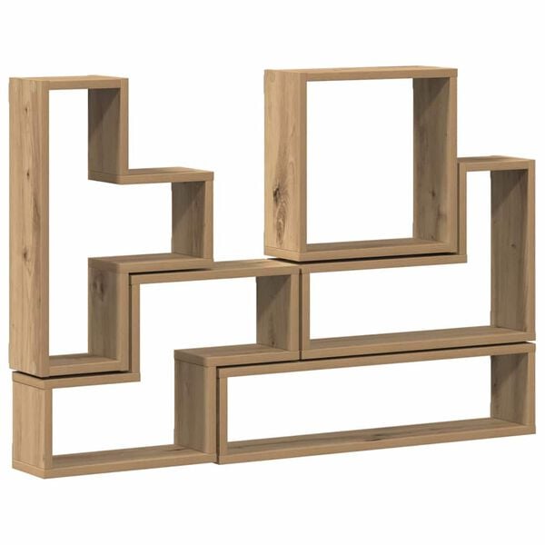 vidaXL P&oacute;łka ścienna Dąb rzemieślniczy 96 x 12 x 64 cm