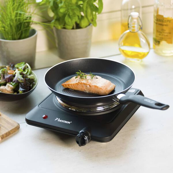 Bestron Kuchenka z pojedynczym palnikiem, AHP150, 1500 W, 18 cm