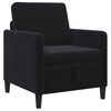 vidaXL Sofa z miejscem do przechowywania Czarny 72 x 78 x 87 cm