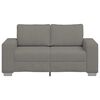 vidaXL Sofa dwuosobowa jasnoszara 160x77x82 cm Tkanina sztruksowa