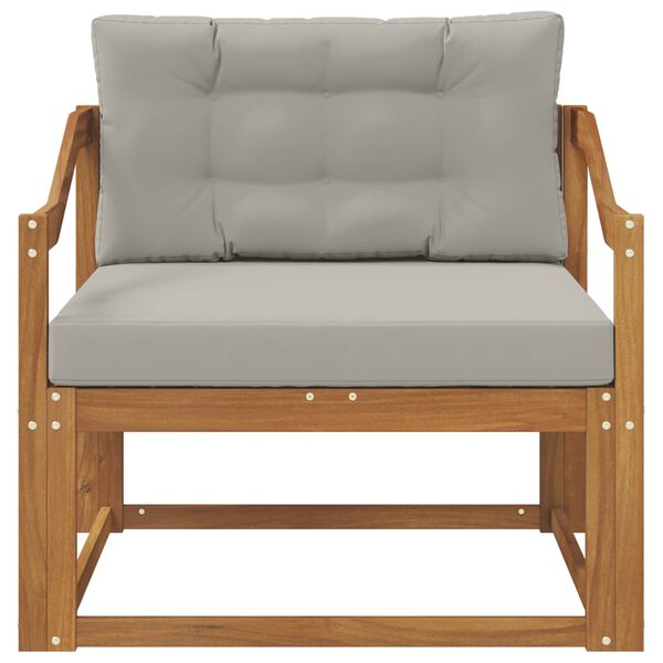 vidaXL Środkowa sofa ogrodowa Lite Drewno Akacji Naturalny