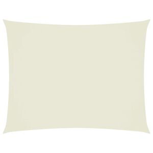vidaXL Prostokątny żagiel ogrodowy, tkanina Oxford, 3x6 m, kremowy