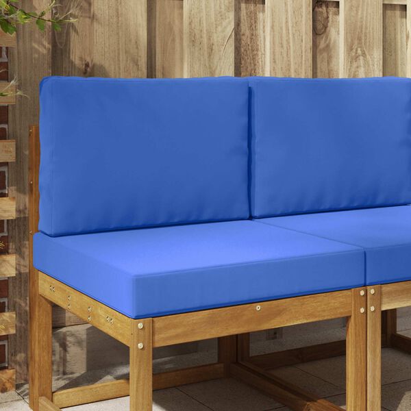 vidaXL Poduszka do sofy na zewnątrz 2 pcs Turkusowy Poliester