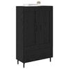 vidaXL Highboard Czarny Dąb 69,5 x 31 x 115 cm Materiał drewnopochodny