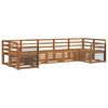 vidaXL Zestawy sof 7 pcs Naturalny Lite Drewno Akacji